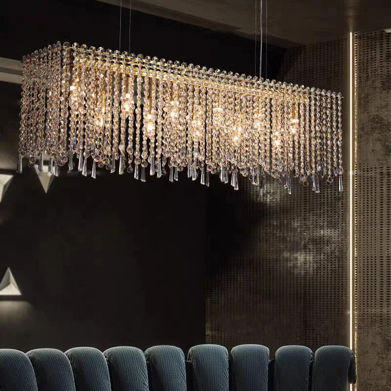 KUALOOL Luxury Crystal Chandeliers for Living Room and Dining