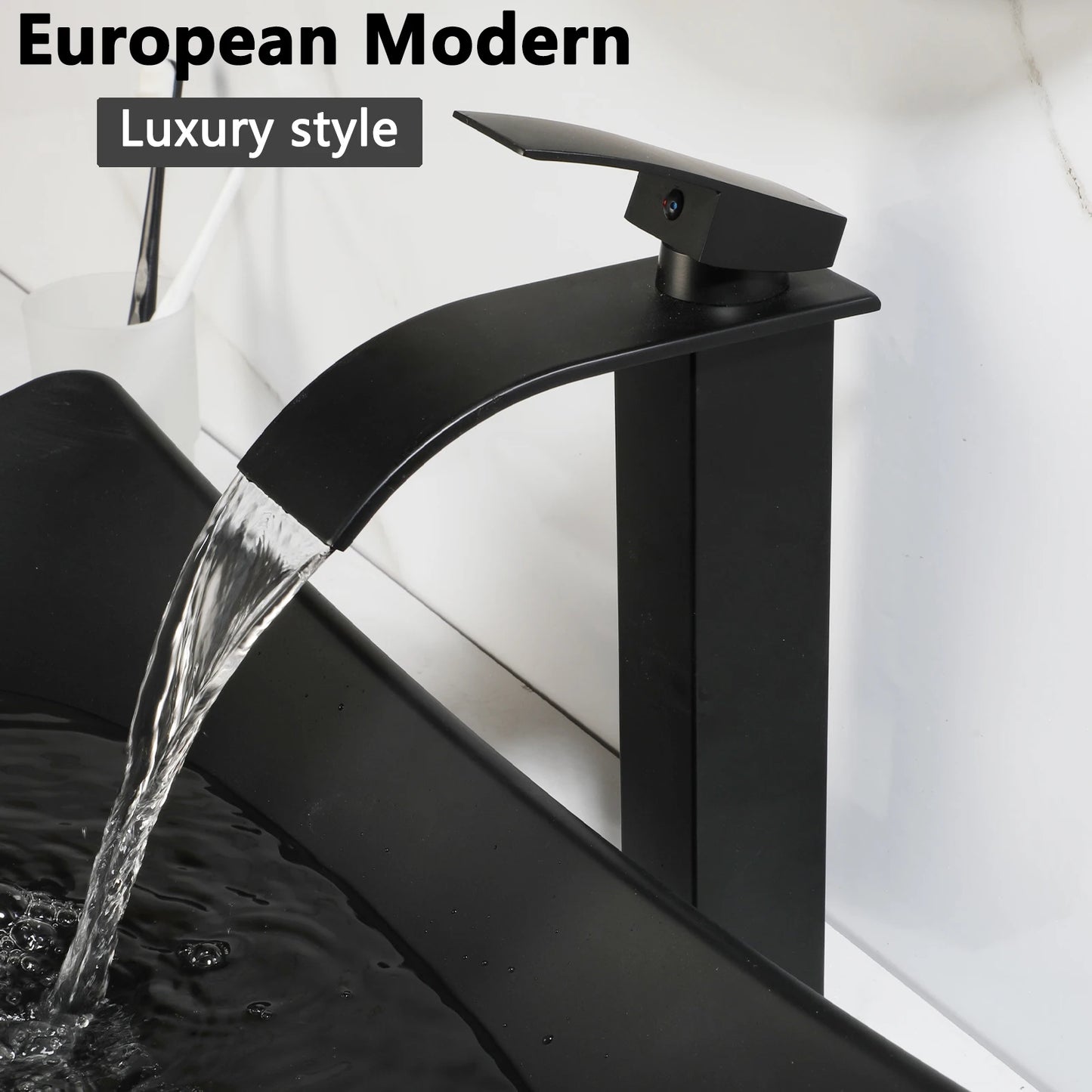 SINLAKU Oval Vessel Sink Basin With Faucet Combo Kit