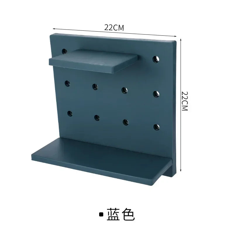 Pegboard Display Stand Wall Organizer for Living Room and Kitchen