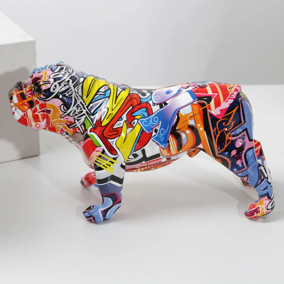 FLYuechun Ranan Resin Bulldog Ornament Home Decor Modern Crafts