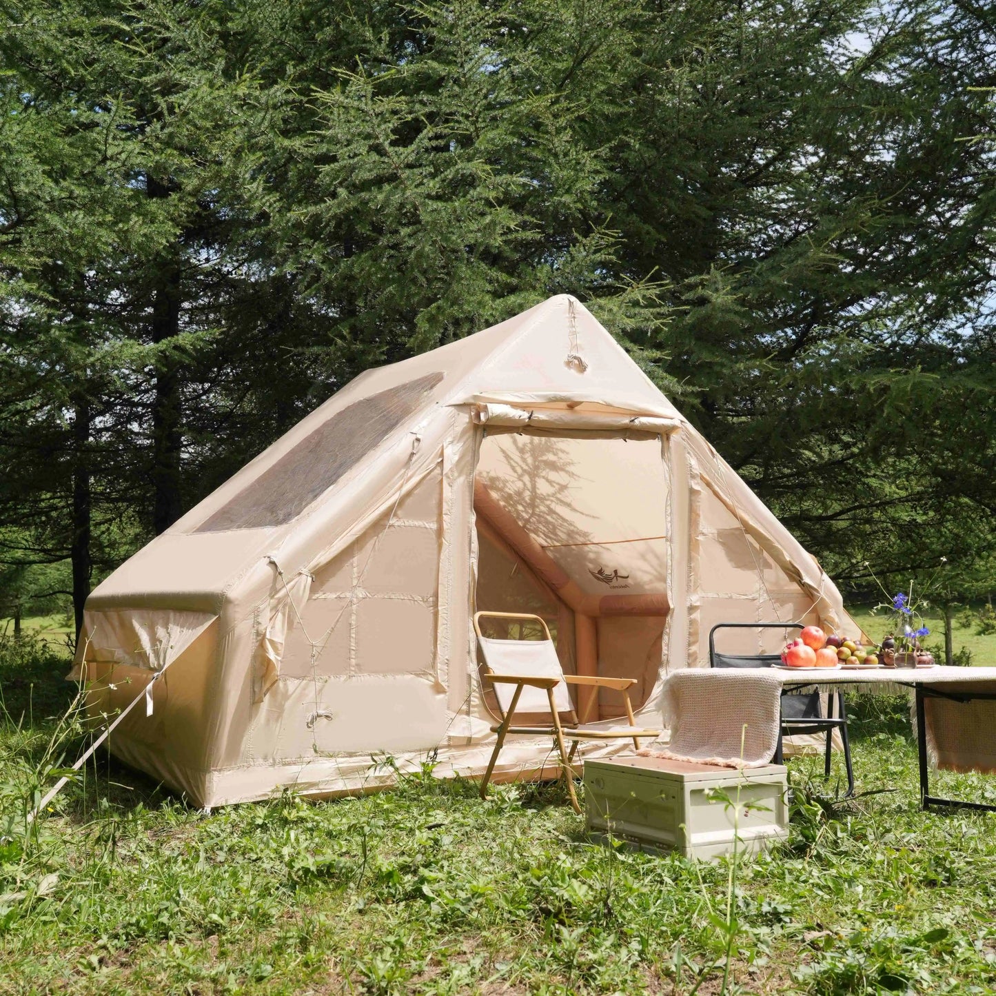 Pakicetus Inflatable Tent With Skylight And Quick Setup Pump