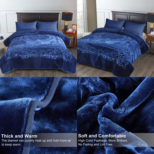 Weighted Blanket 9Lb Korean Mink for Comfortable Sleep