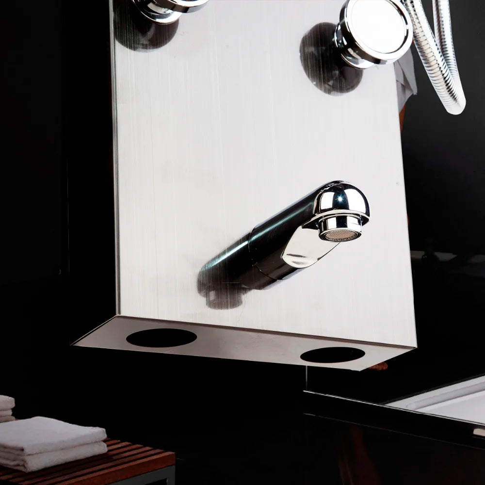 MEKKHALA Shower Panel System With LED Rainfall And Body Jets