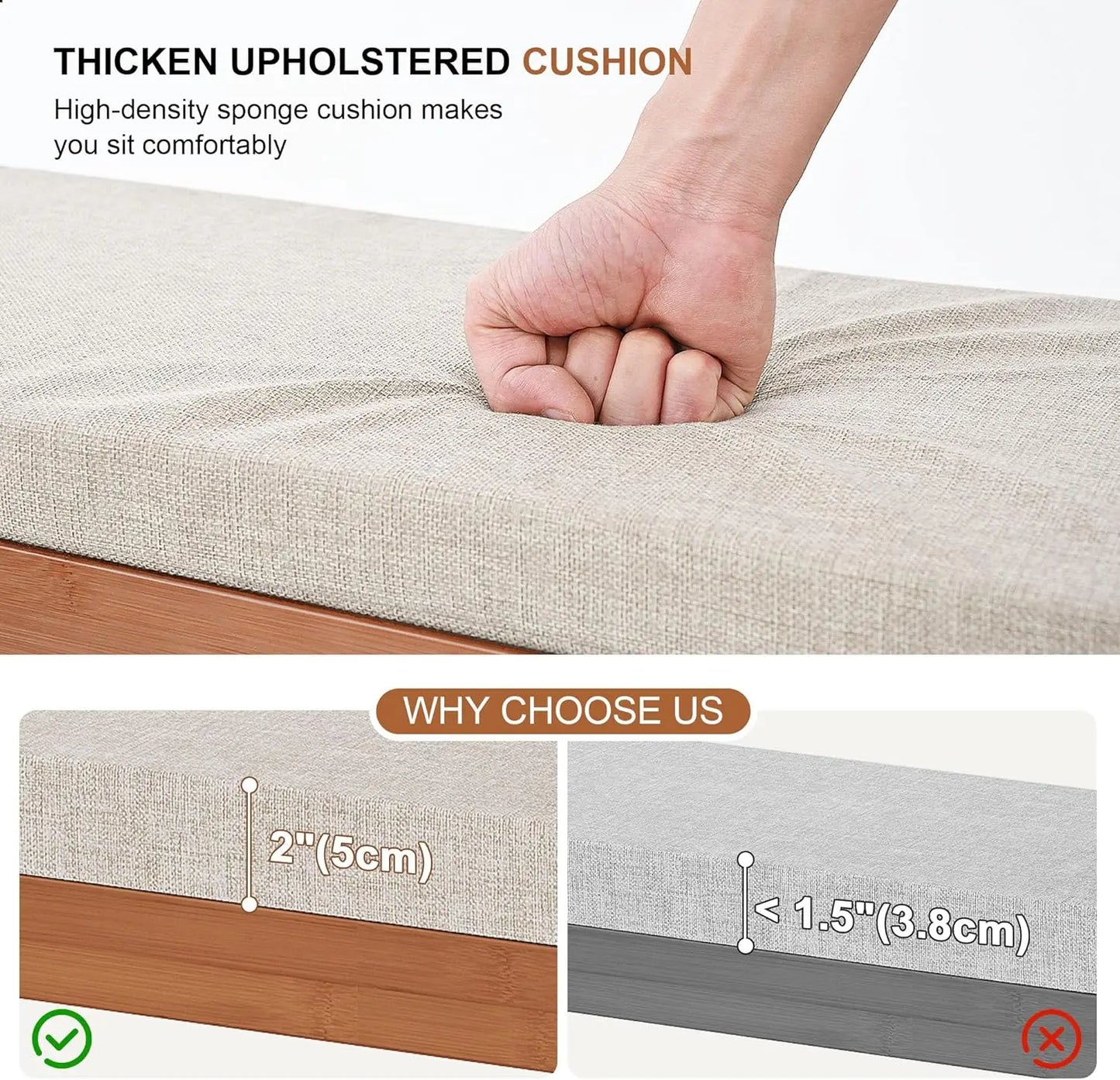 Shoe Bench Coat Rack With Hidden Drawer And 2-Tier Storage