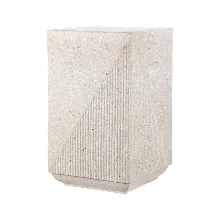 Adrian Contemporary Minimalist Square Indoor Outdoor Accent Table