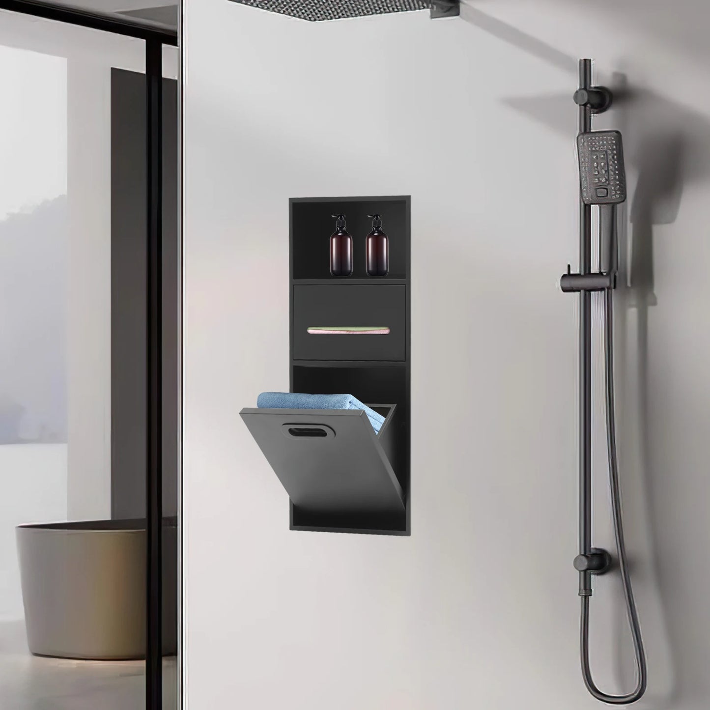 Shower Niche Stainless Steel Recessed Storage Cabinet For Bathrooms