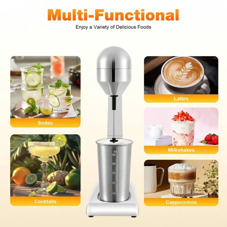 XMSJ Commercial Milkshake Machine Drink Mixer Smoothie Blender 100W