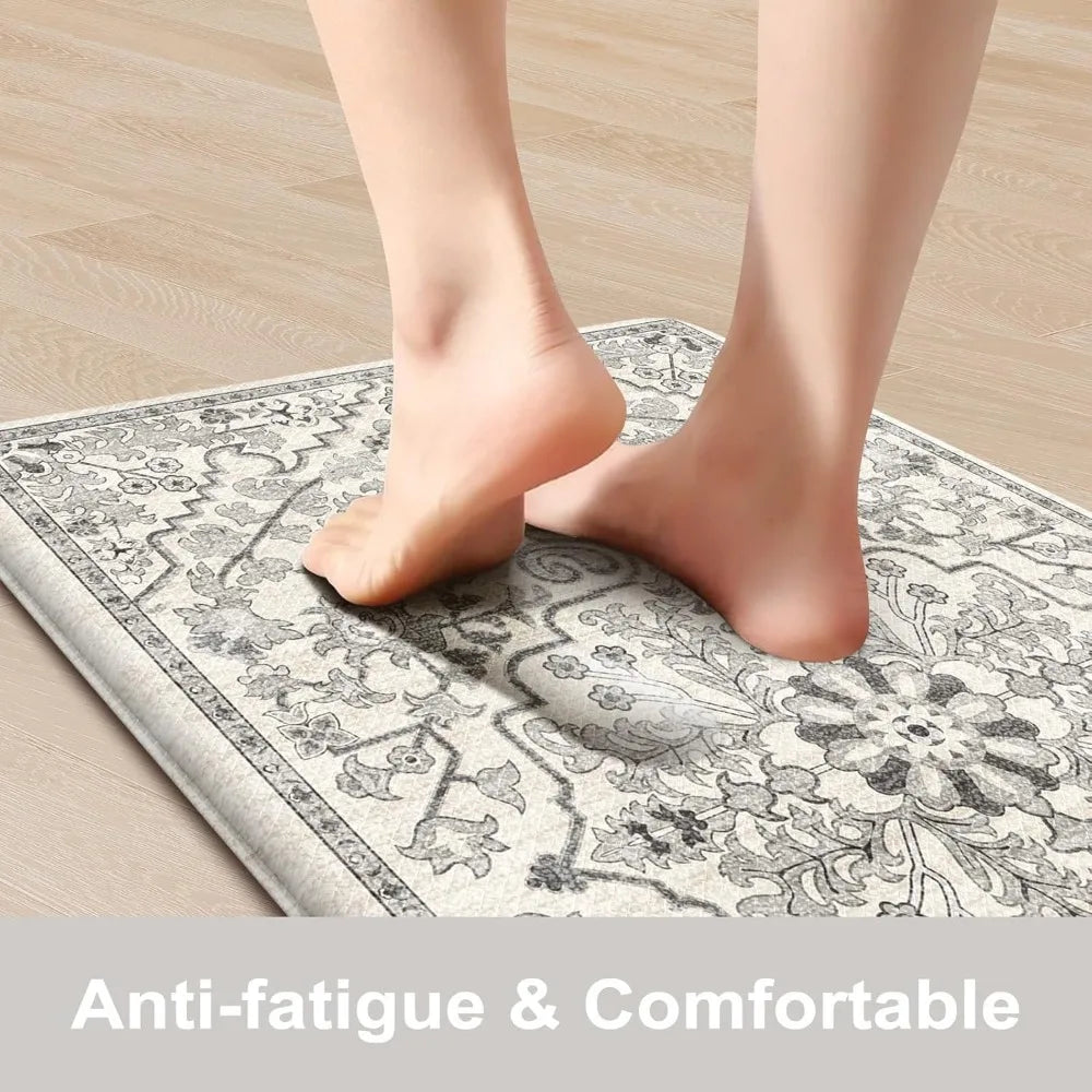 NBVCX Cushioned Anti Fatigue Kitchen Mats Set Of 2