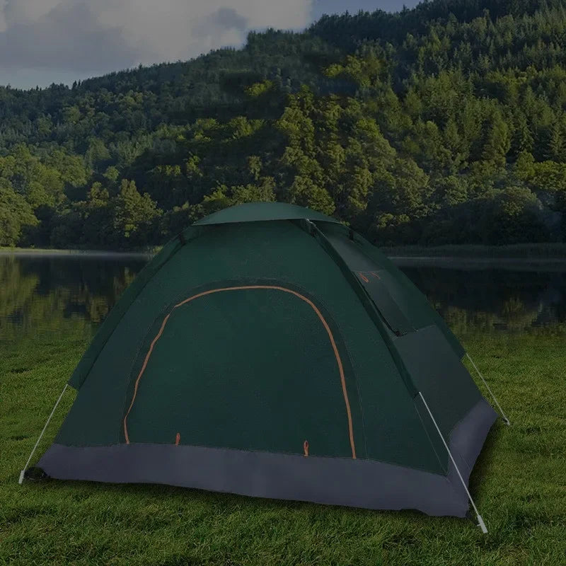 Two To Three Person Pop Up Tent Waterproof Camping UV Protection Automatic