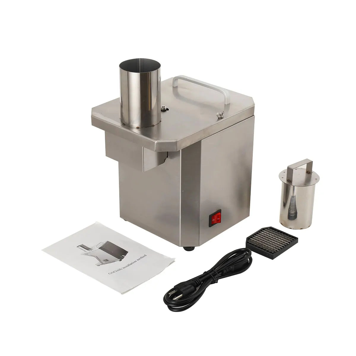 Electric Vegetable Cutter And Fruit Slicer Stainless Steel Processor