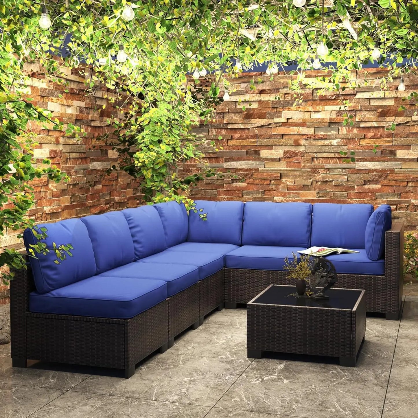 HobbyLane Modular Outdoor Furniture Set In PE Rattan