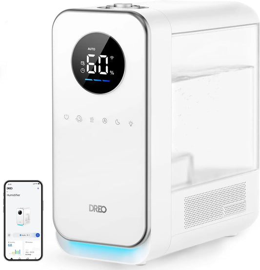 Smart Quiet Cool Mist Humidifier With Alexa And Google Assistant