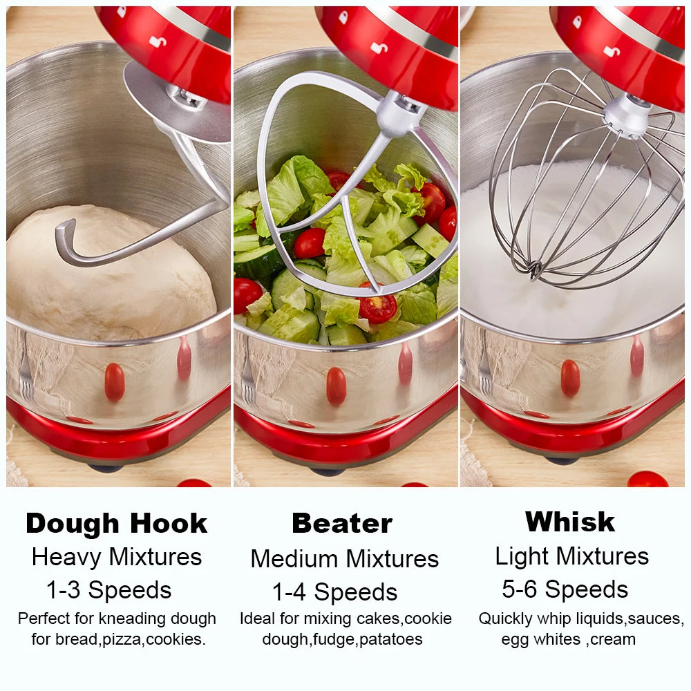 Biolomix Stand Mixer With Blender And Quiet Motor 6 Speed