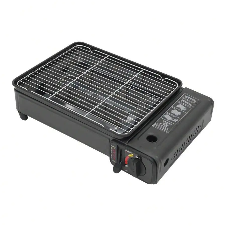 XMSJ Portable Gas Barbecue Stove for Camping Tabletop with Case