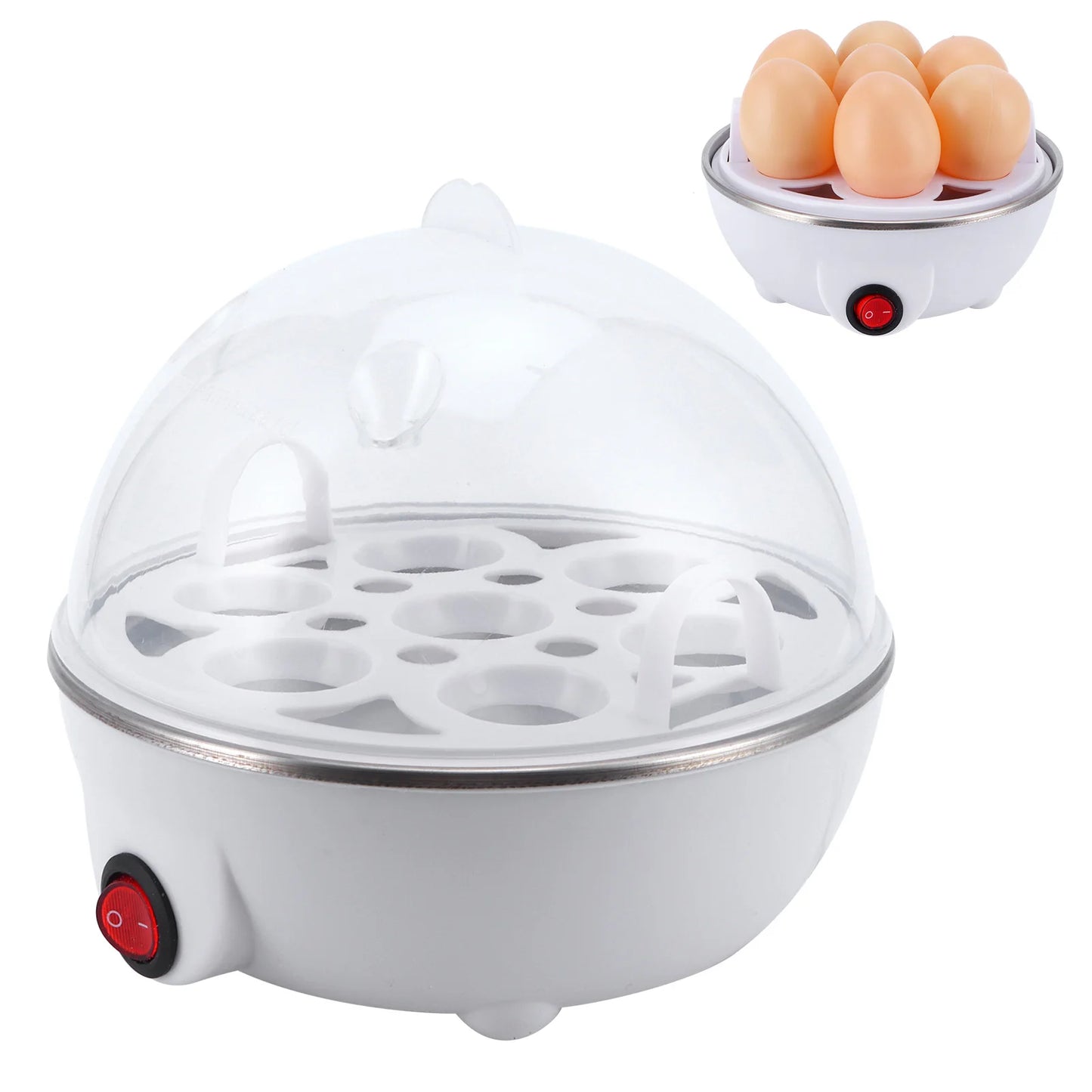 Romellar Egg Boiler Multifunctional Egg Cooker Poacher For Kitchen Use