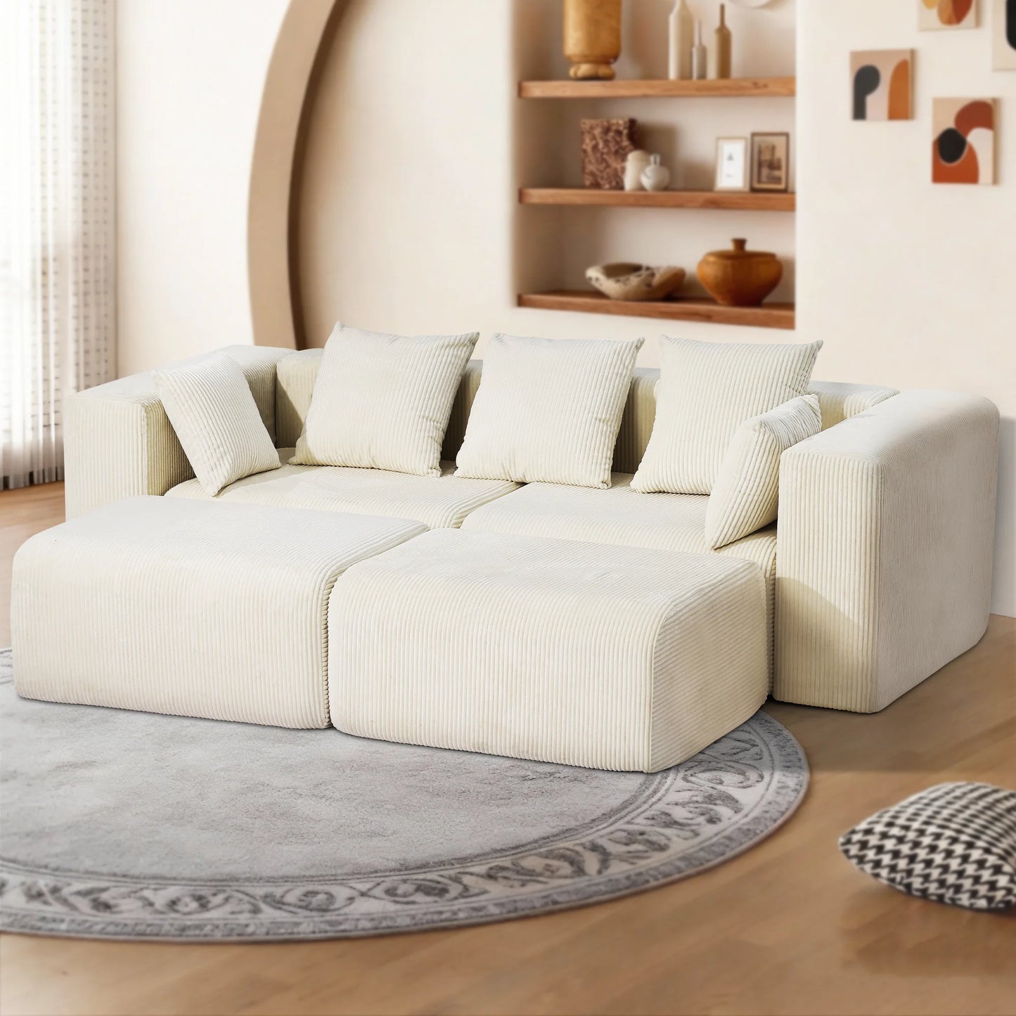 Redlife Cloud Sofa With Deep Seat Memory Foam