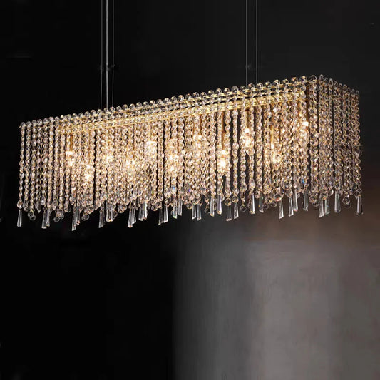 KUALOOL Luxury Crystal Chandeliers for Living Room and Dining