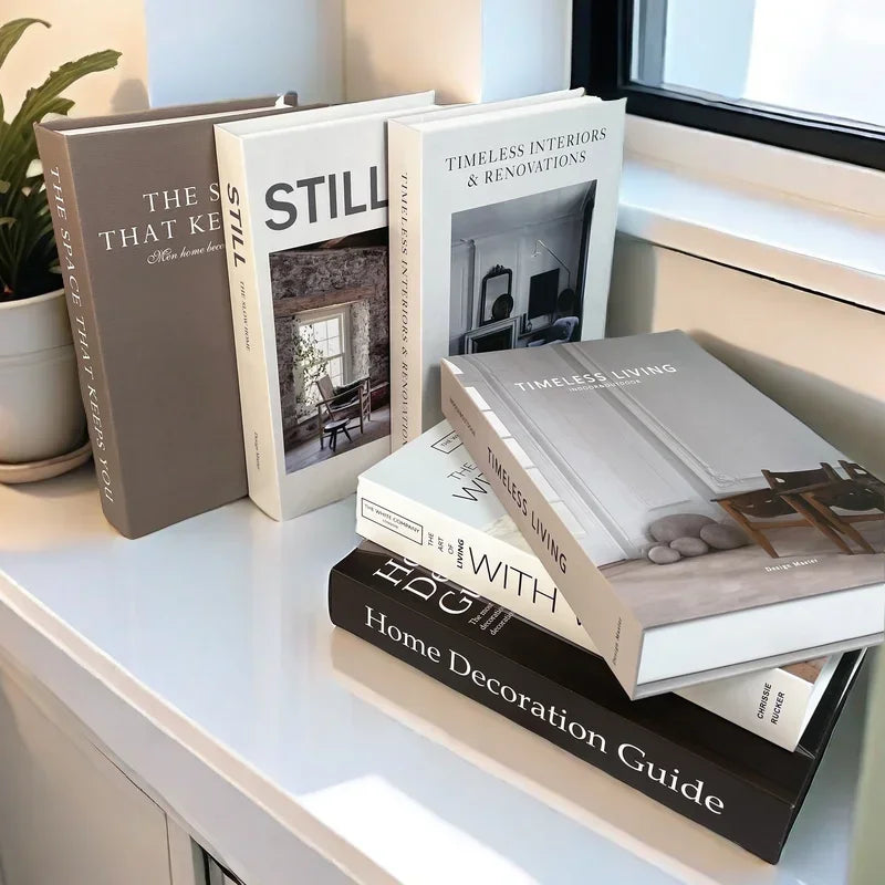 Open Luxury Fake Book Storage Box Paris Home Decor
