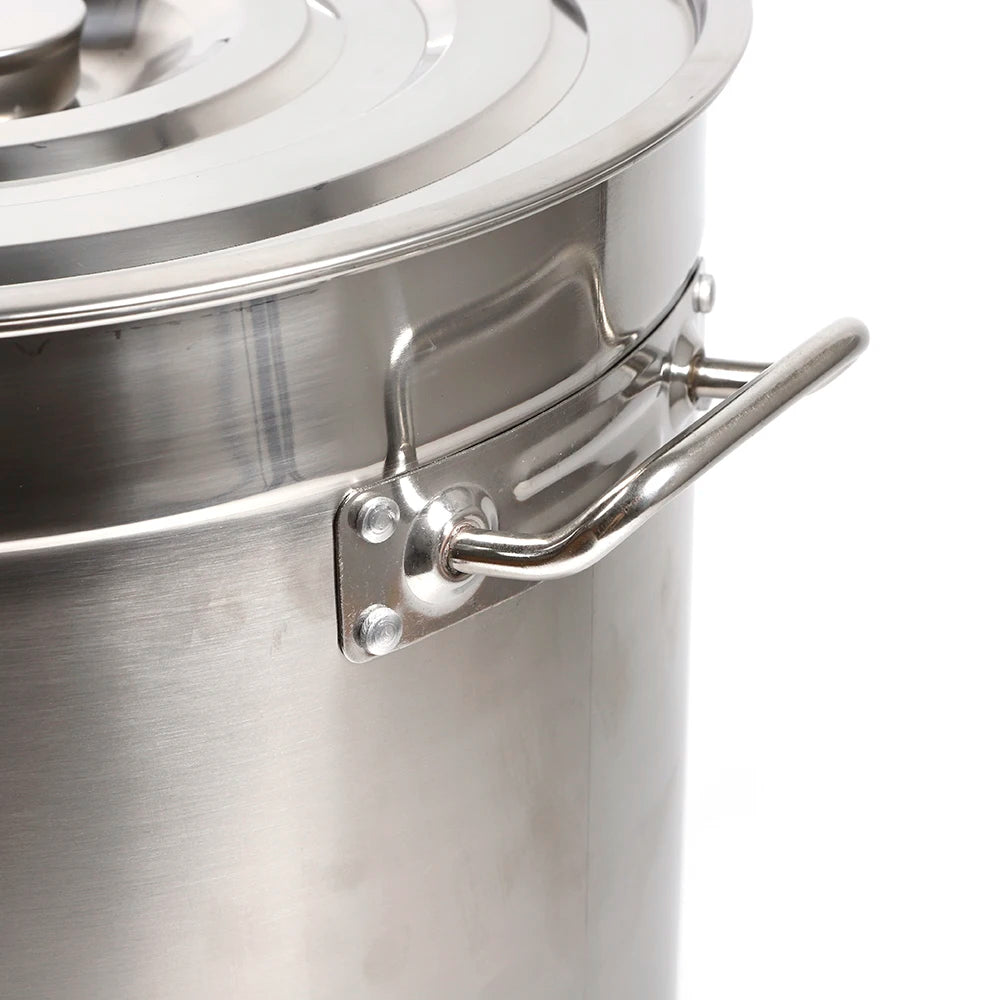 Multipurpose Thickened Stainless Steel Soup And Stock Pot With Lid