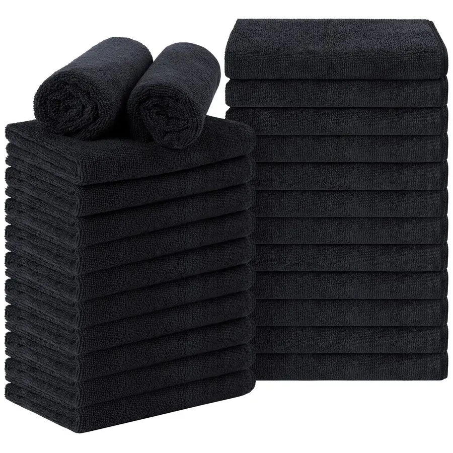 24 Pack Bamboo Microfiber Salon Towels For Professional Hair Salons