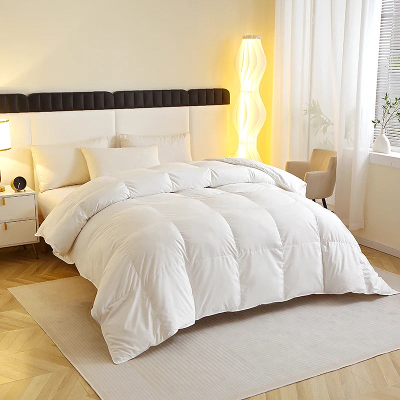 EasYum Duck Feather Quilted Comforter 100 Percent Duck Feather