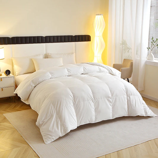 EasYum Duck Feather Quilted Comforter 100 Percent Duck Feather