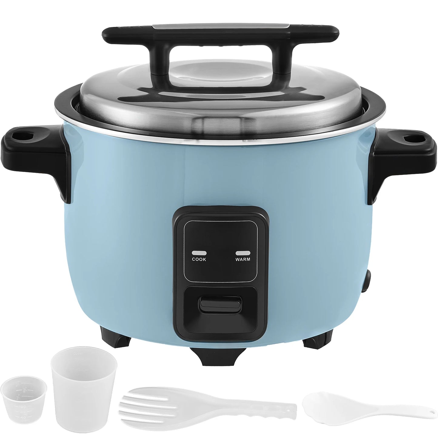VEVOR Rice Cooker With Aluminium Nonstick Inner Pot Keep Warm