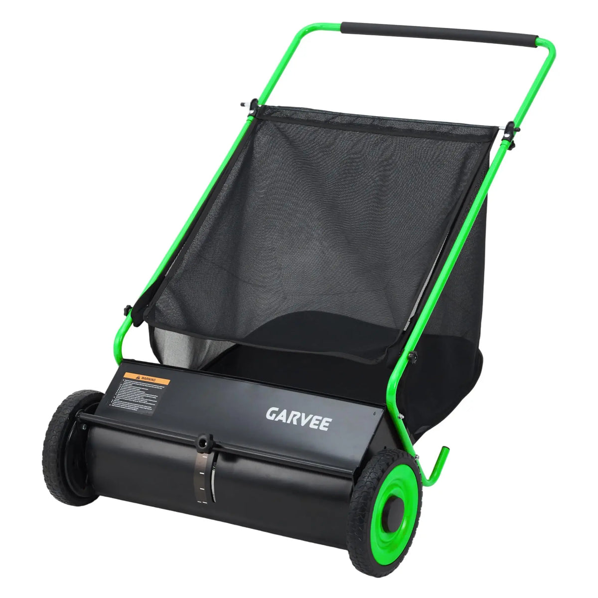 HiMISS Push Lawn Sweeper Efficient Leaf And Grass Collector