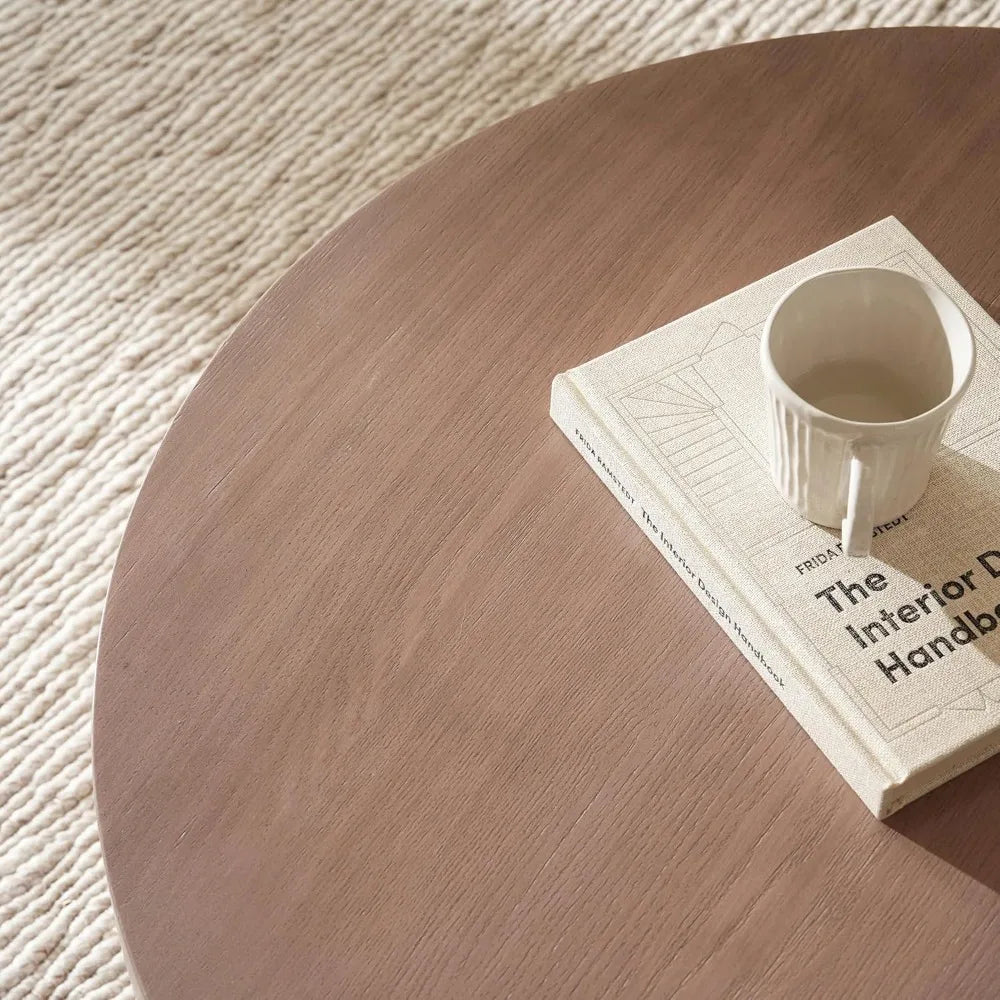 Coffee Table With Storage Two Tier Circle Wood Center Tables