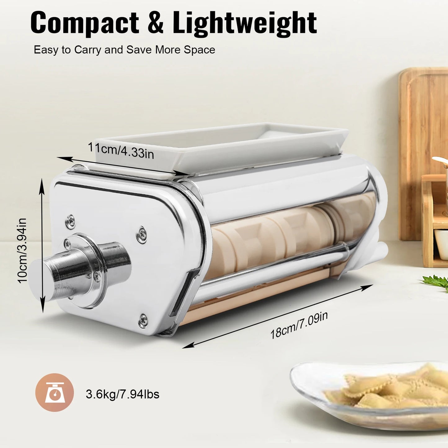 Stainless Steel Manual Ravioli Maker For Perfect Dumplings