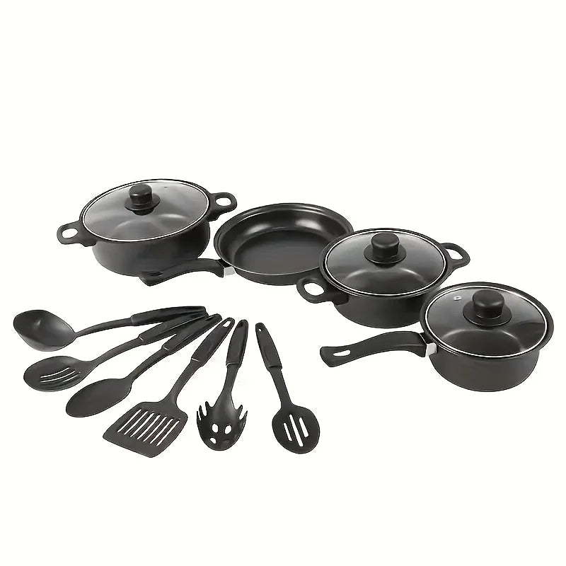 AEHOME 13 Piece Nonstick Cookware Set Induction Compatible