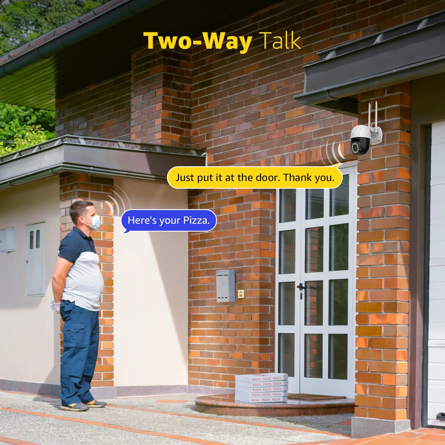 ANNKE WZ520 5MP PTZ WiFi Outdoor Security Camera Night Vision
