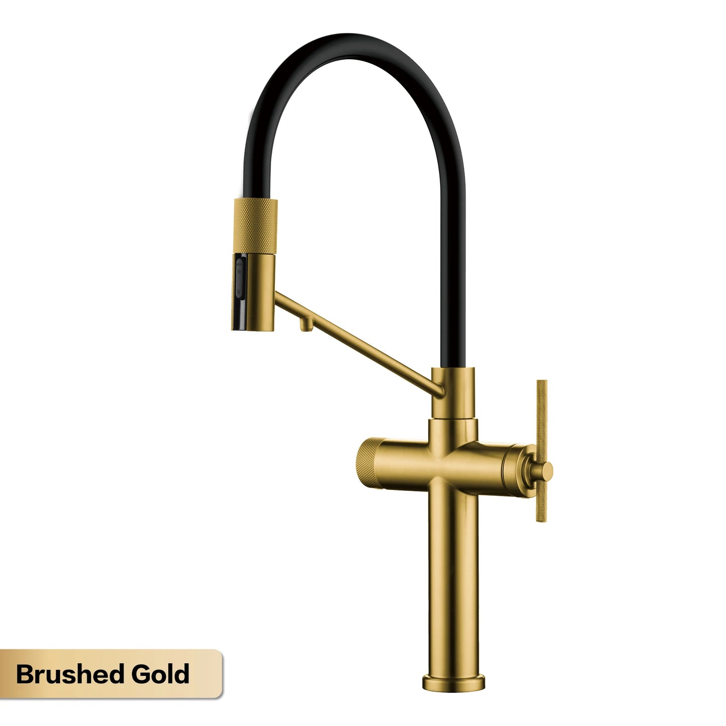 Aitana Pull Out Kitchen Faucet Three Function Hot Cold Water