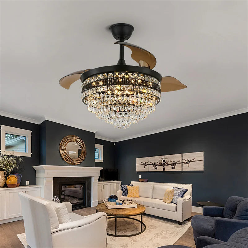 GreeLustr Smart LED Ceiling Fan Light With Remote 6 Speeds