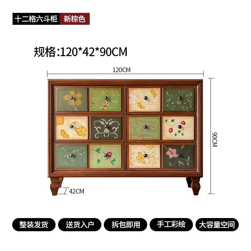DUTRIEUX Craft Organizer Storage Cabinet For Home Organization