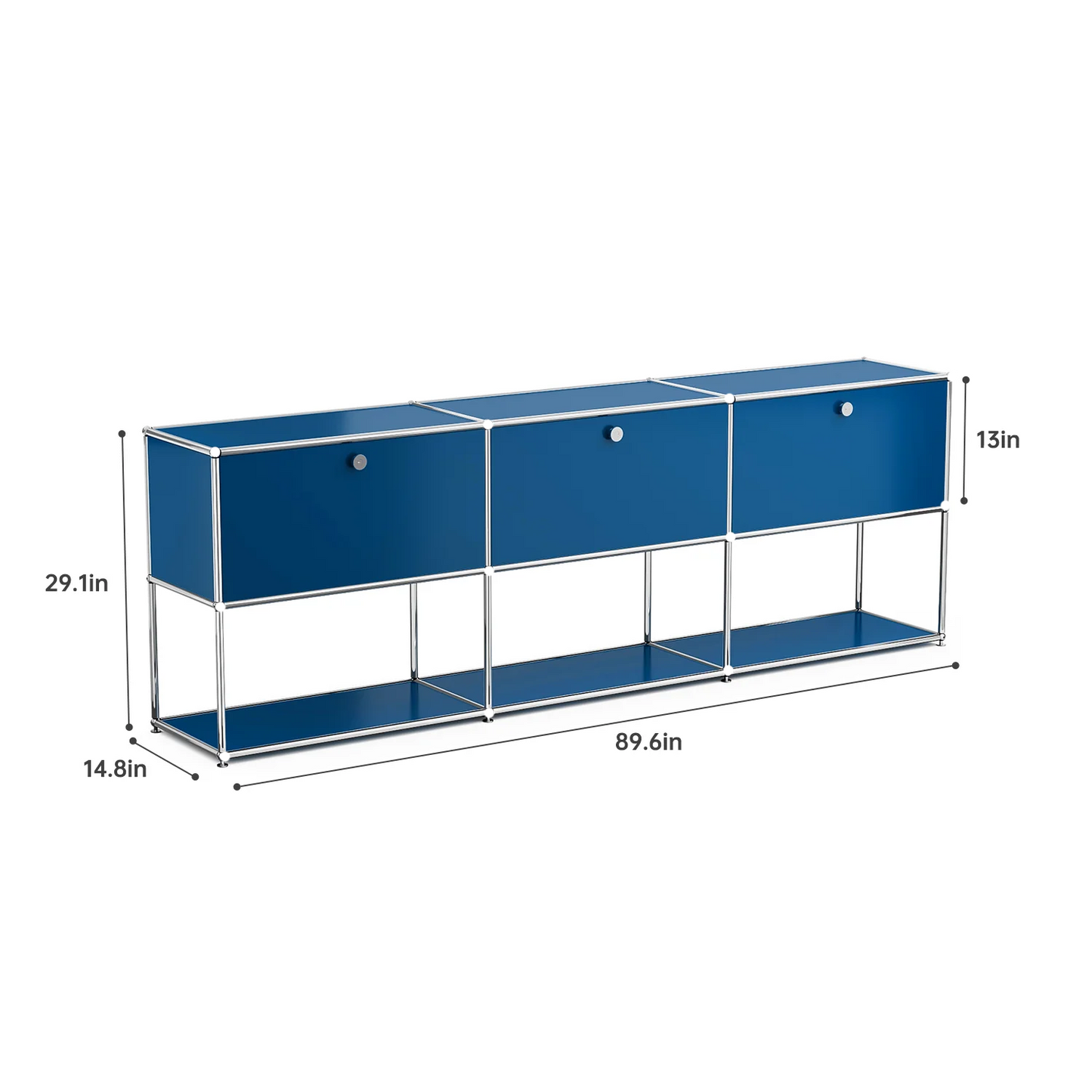 Stainless Steel Storage Cabinet TV Stand For Living Room Office