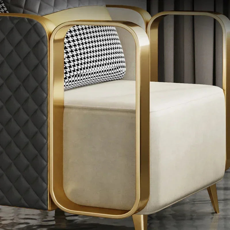 Upholstered Relax Armchair Nordic Living Room Single