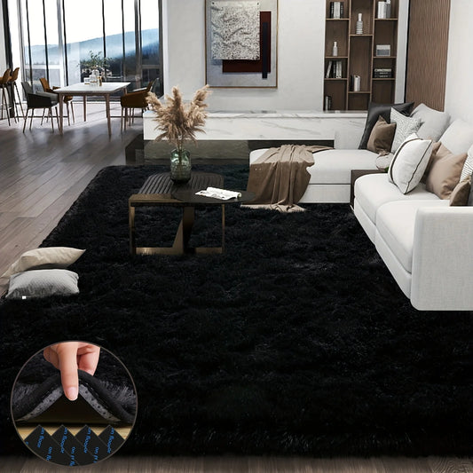 Plush Area Rug Geometric Modern Living Room and Bedroom Decor