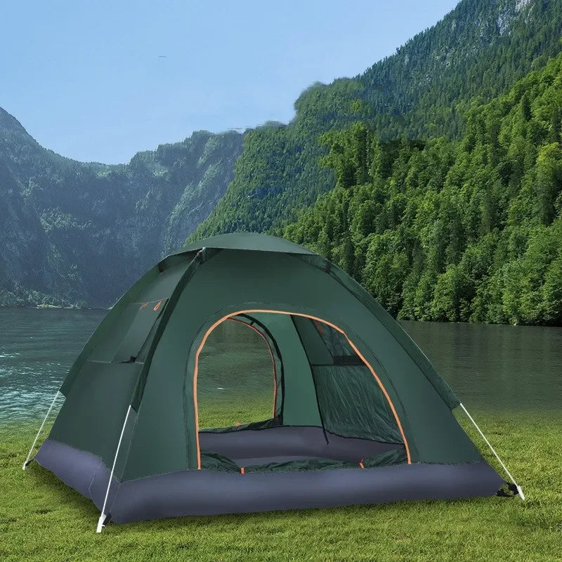 Two To Three Person Pop Up Tent Waterproof Camping UV Protection Automatic