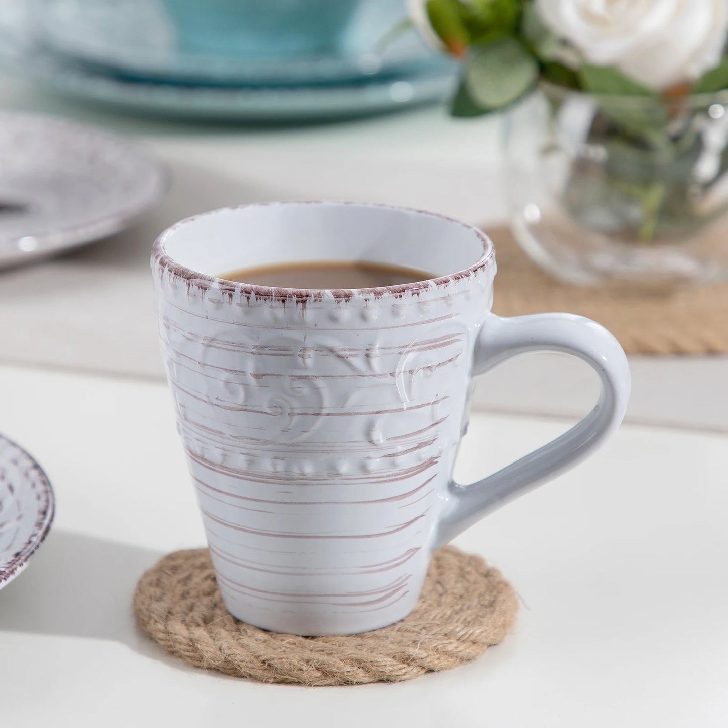Vancasso Vine Ceramic Dinnerware Set Stoneware Tableware