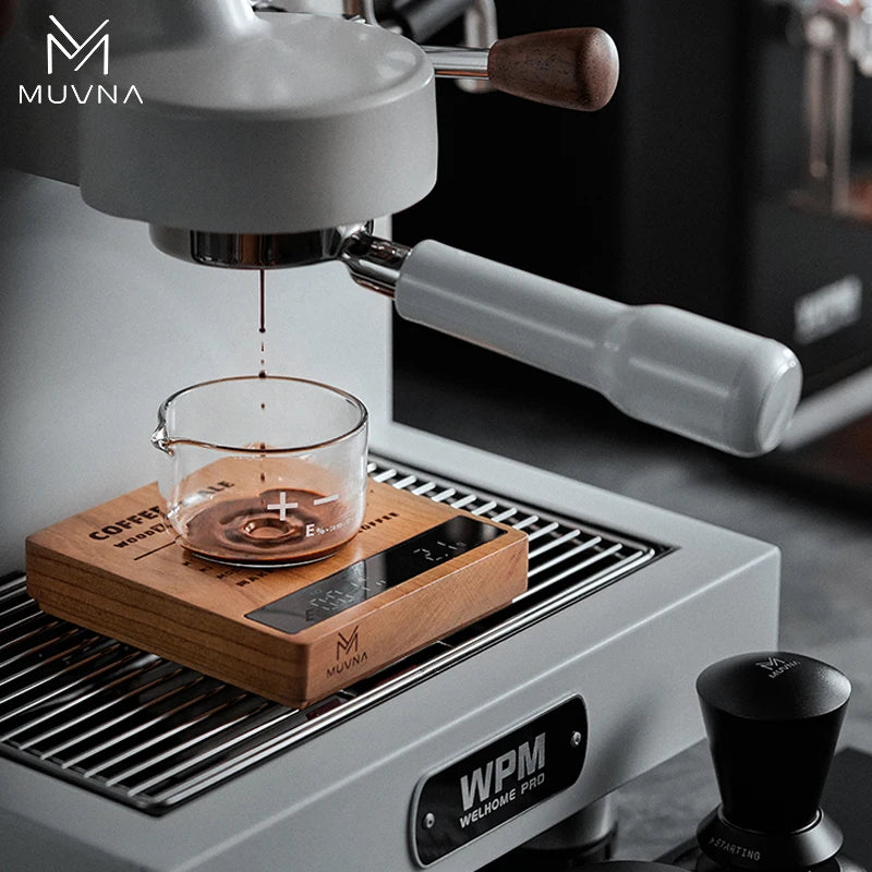 Muvna Digital Coffee Scale For Espresso High Precision Rechargeable