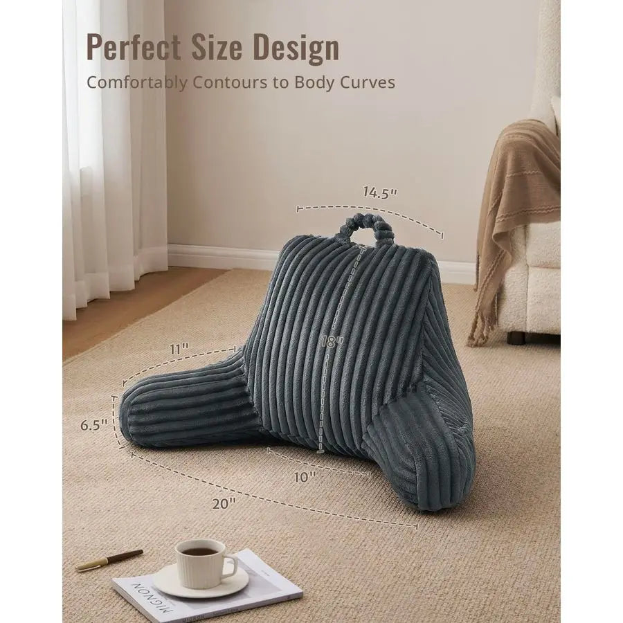 Reading Pillow For Bed Sit Up Backrest Cushion For Adults And Children