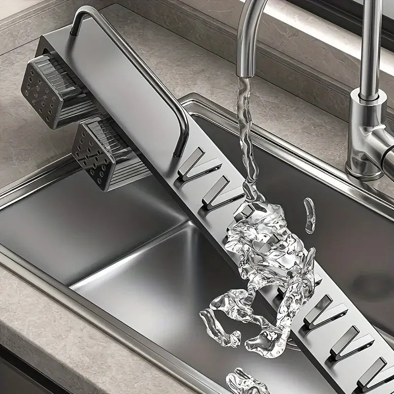 Heavy Duty Carbon Steel Wall Mount Knife Rack For Utensils
