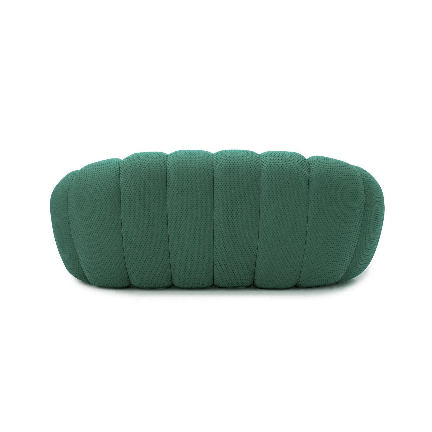 Sdorens Modern Curved Boneless 3D Knitted Fabric Loveseat Sofa