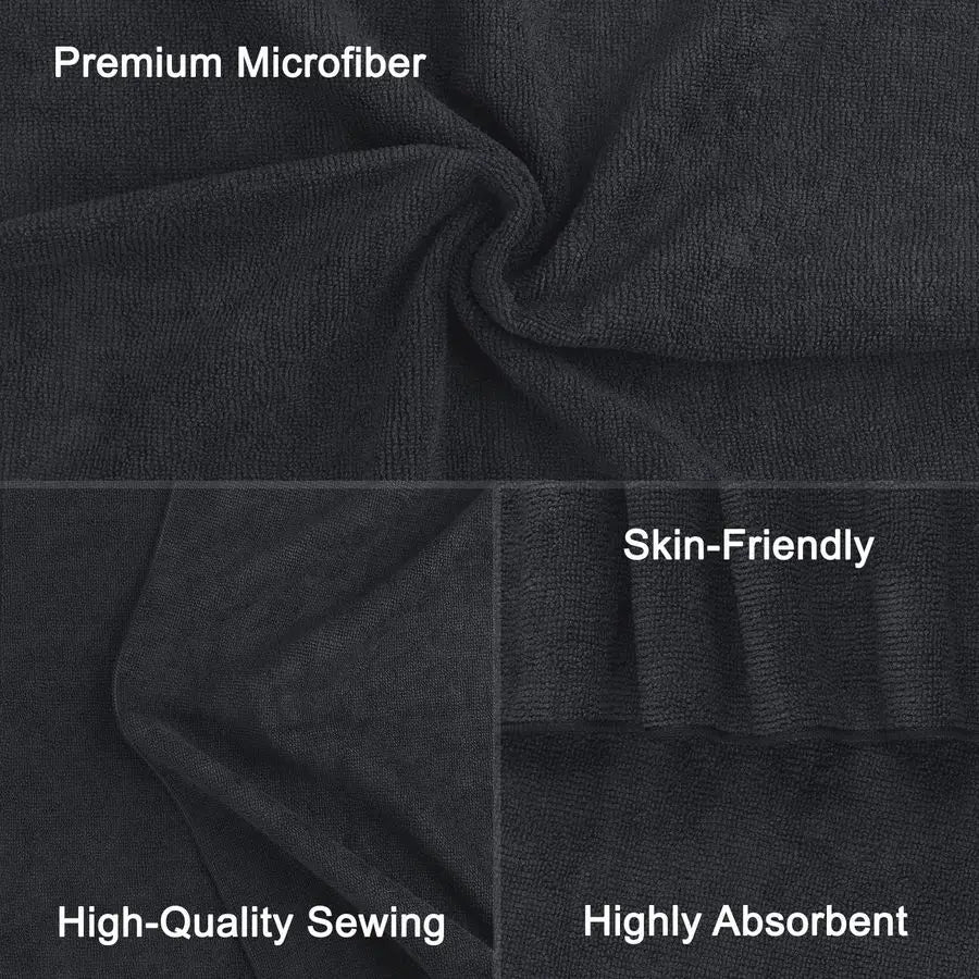 24 Pack Bamboo Microfiber Salon Towels For Professional Hair Salons
