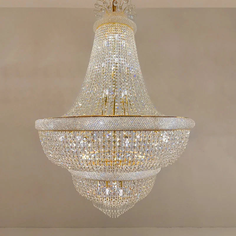 Luxury Crystal Chandeliers Led Living Dining Room Pendant Lights