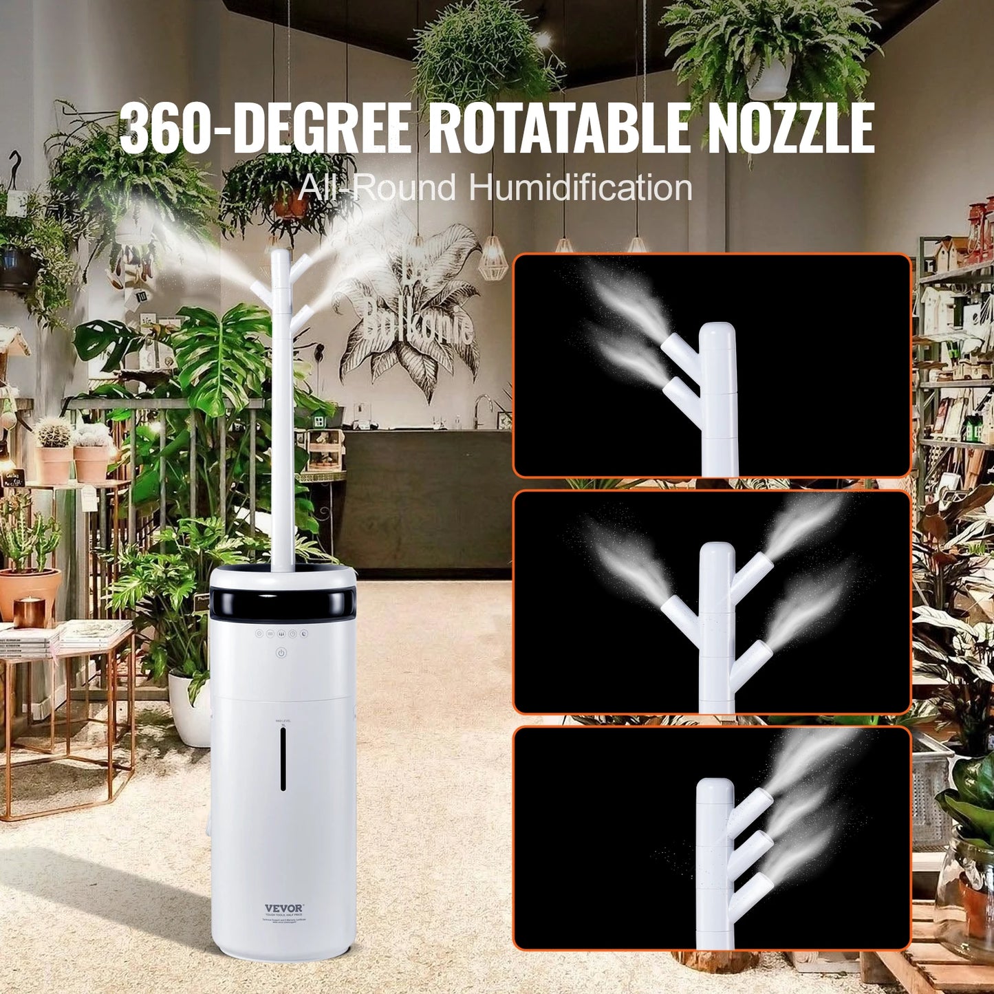 SucceBuy Humidifier For Home Large Room 16L Water Tank Auto Shut Off