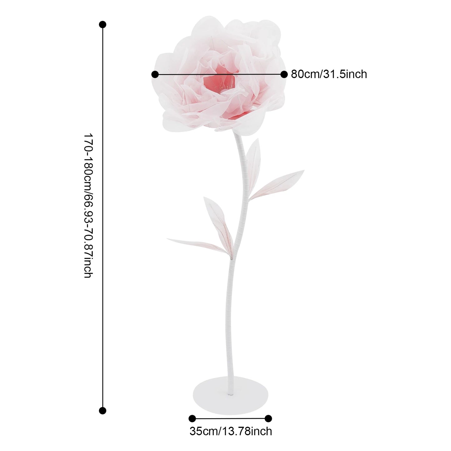 Handmade Light Auto Open Electric Artificial Flower Decoration For Weddings