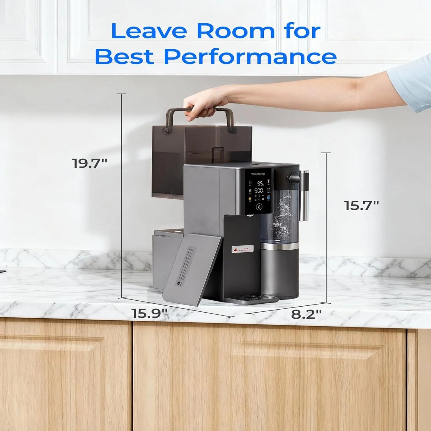 Waterdrop WD A2 Countertop Reverse Osmosis System With Pitcher