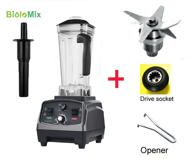 Biolomix 3HP 2200W Heavy Duty Blender Juicer Food Processor